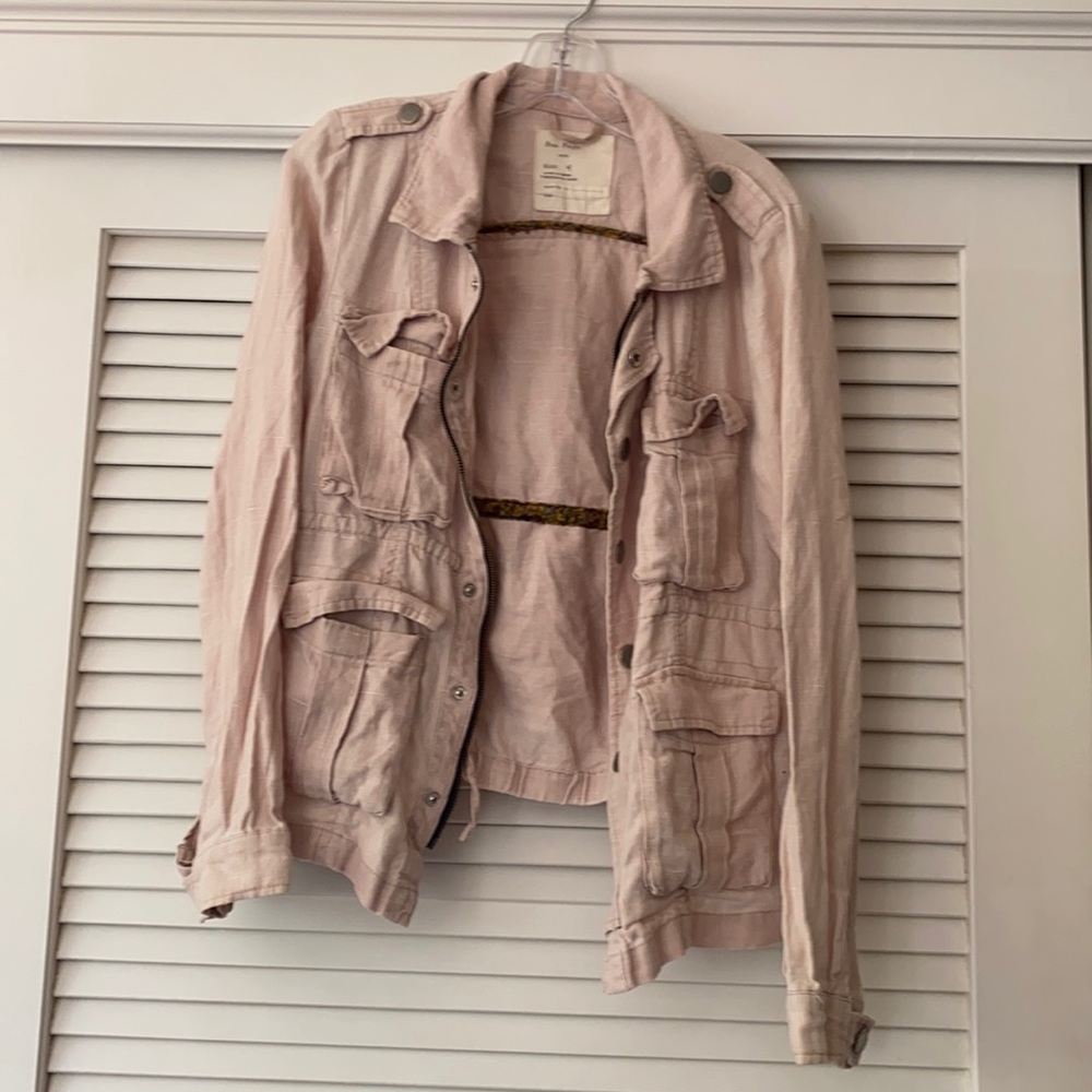100% linen fp jacket